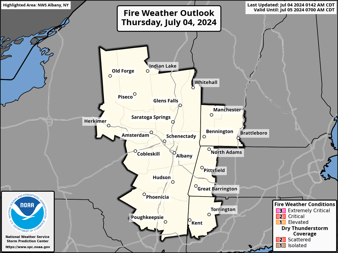 SPC Fire Weather Outlook - Day 1
