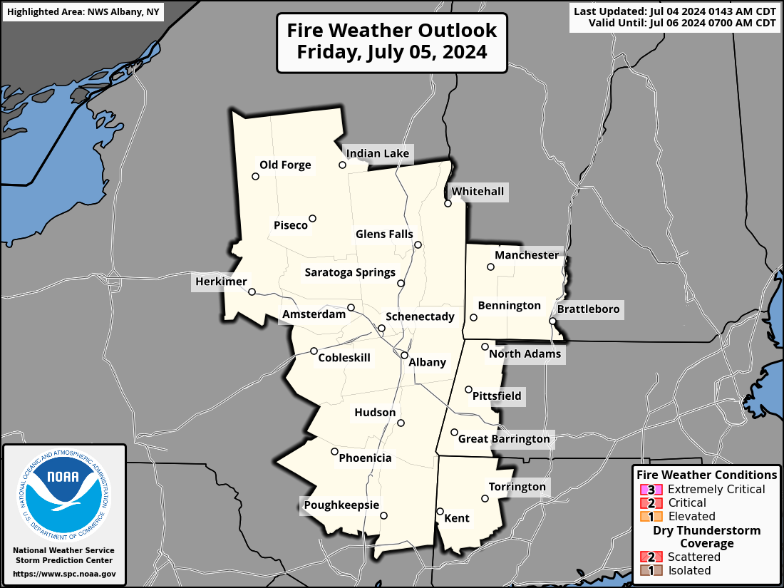 SPC Fire Weather Outlook - Day 2