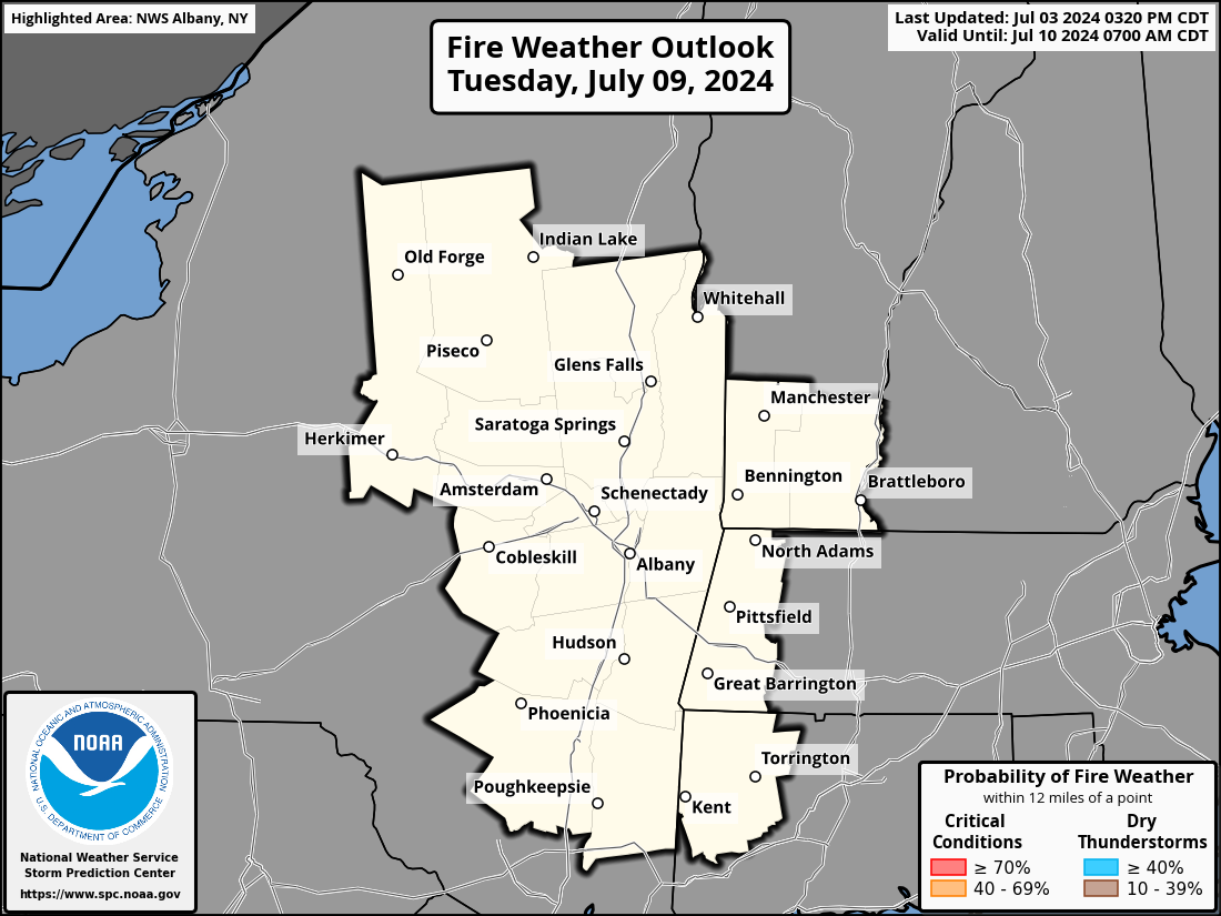 Day 7 Fire Weather Outlook
