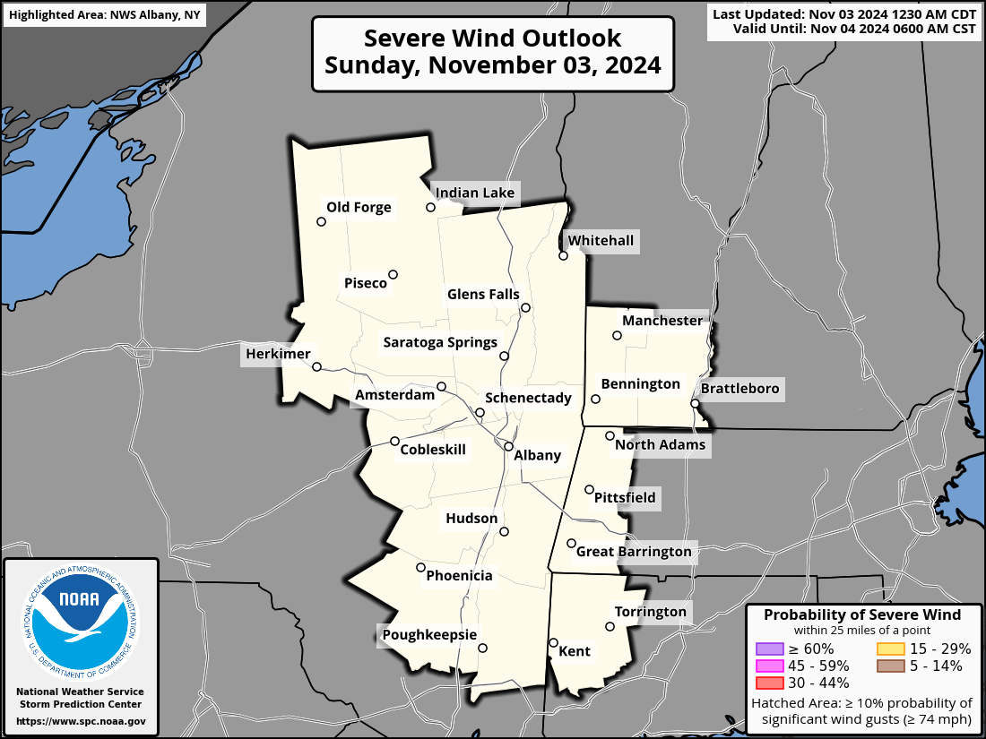 Day 1 Wind Threat Outlook