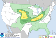 Day 1 Convective Outlook graphic and text